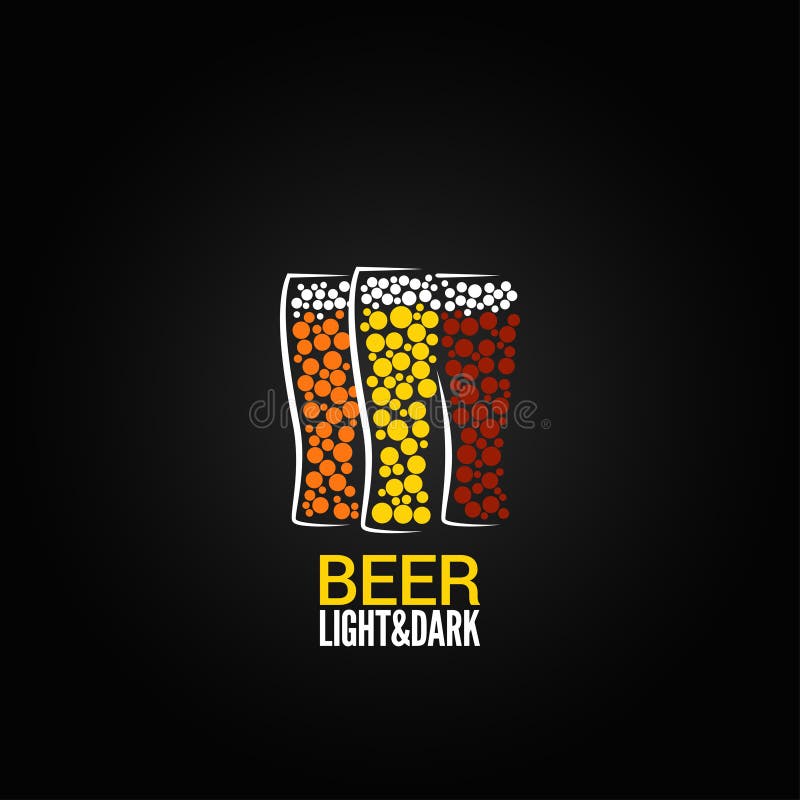 Bierglas-Aufkleberdesignhintergrund vektor abbildung Bierglas-Aufkleberdesignhintergrund vektor abbildung