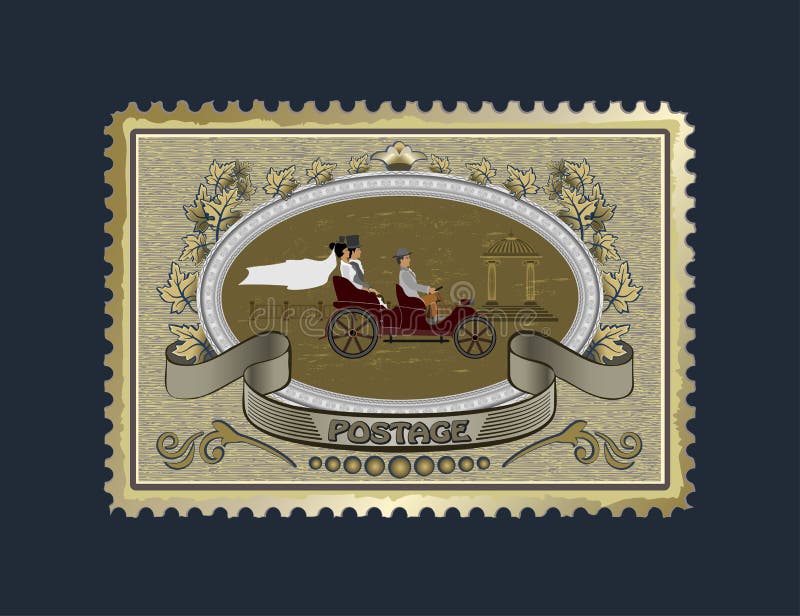 Bierze gatunek i klei kopertę wysyłać przyjaciele royalty ilustracja Bierze gatunek i klei kopertę wysyłać przyjaciele royalty ilustracja