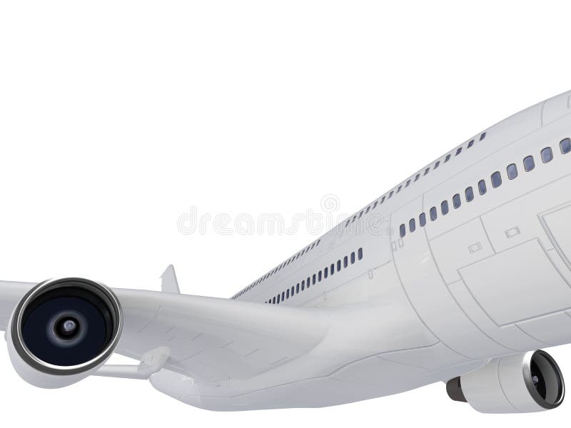 Big Airplane vector illustration