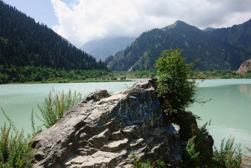 Big Almaty LakeÂ at the Ile-Alatau National Park