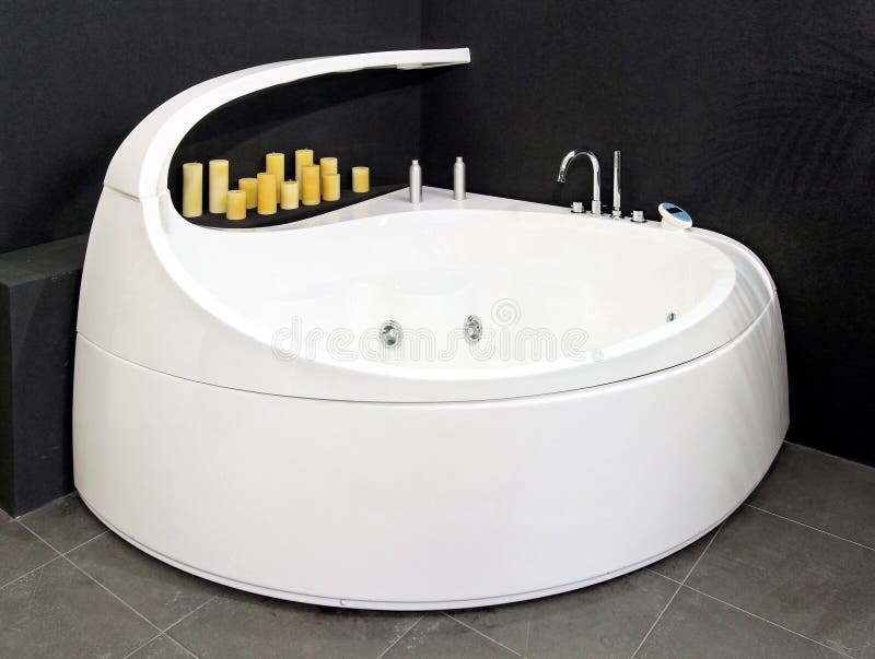 Big bathtub stock image. Image of overhead, home, large 23764525