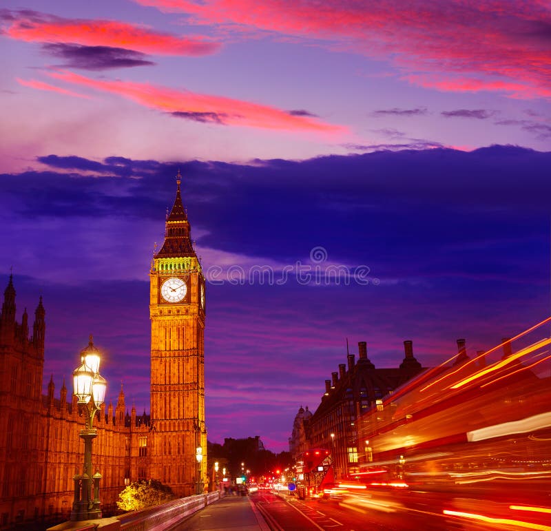 Big Ben Clock Tower in London England Stock Photo Image of english