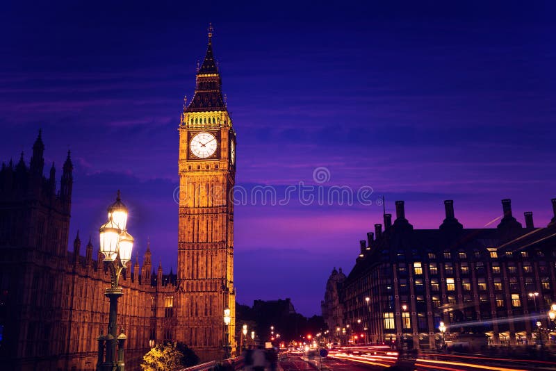 Big Ben Clock Tower in London England Stock Photo Image of facade