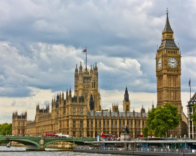 Big Ben & The Houses of Parliament royalty free stock image Big Ben & The Houses of Parliament royalty free stock image