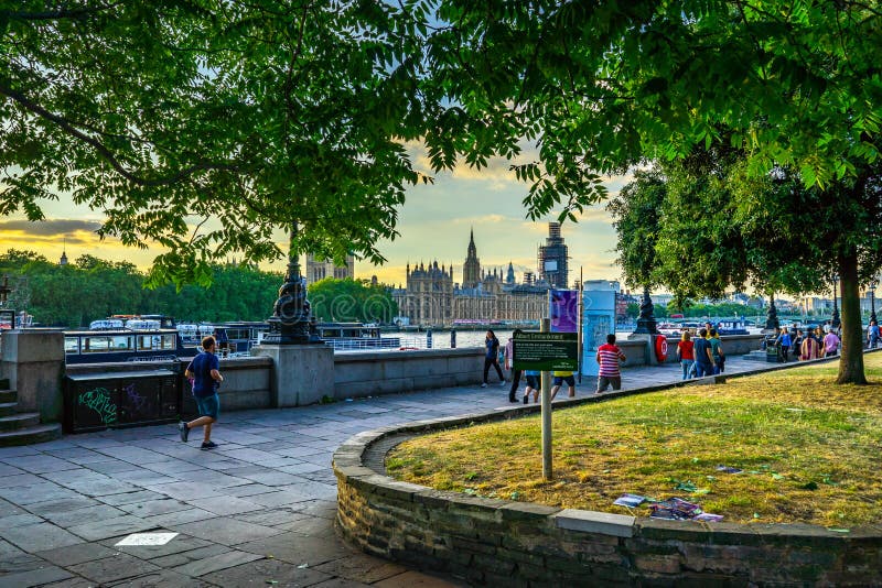 Big Ben and the Houses of Parliament, London Stock Photo - Image of ...