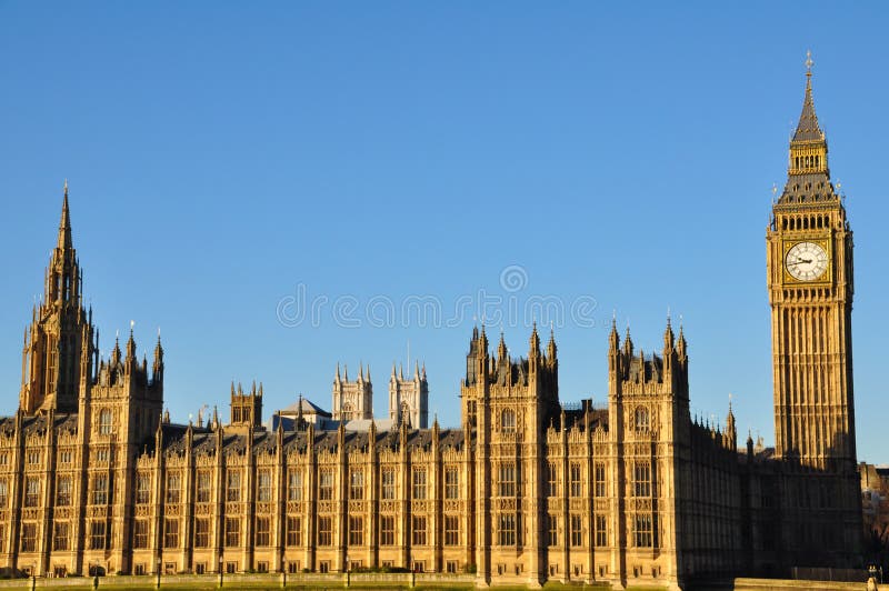 Big Ben i domy parlament w Londyn fotografia royalty free Big Ben i domy parlament w Londyn fotografia royalty free