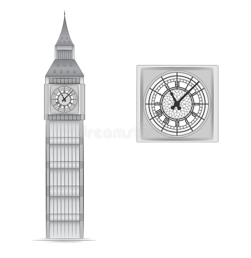 10+ Big Ben Clock Face Stock Illustrations, Royalty-Free Vector Graphics &  Clip Art - iStock