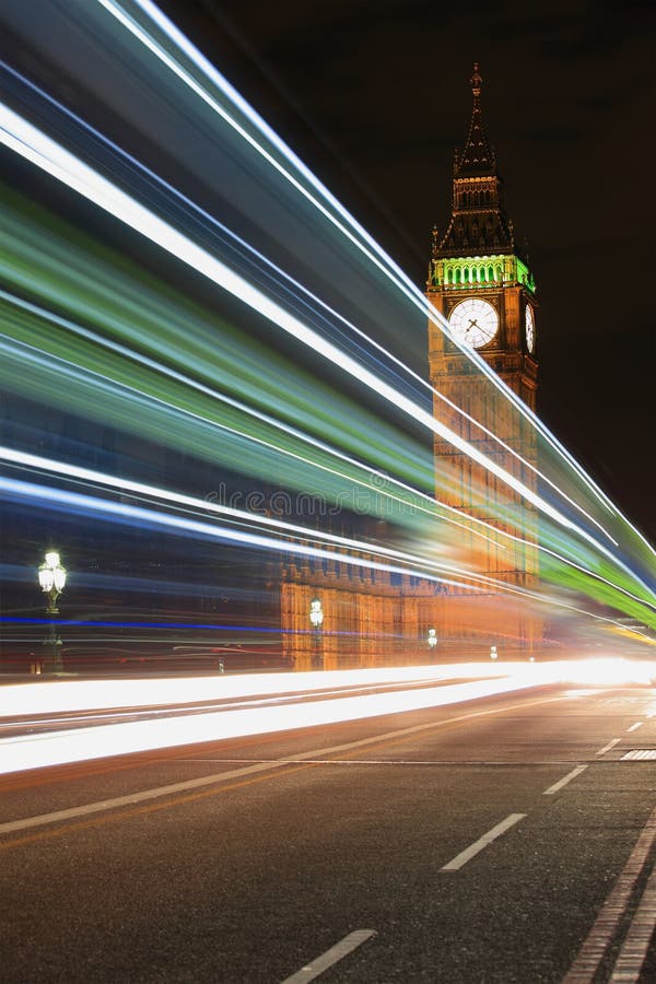 Big Ben London at night stock image. Image of building - 49300439