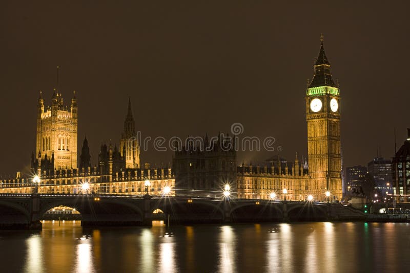 Big Ben at night