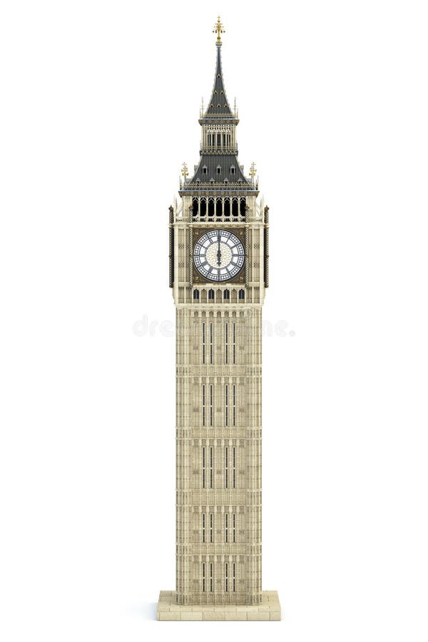 Big Ben Tower the Architectural Symbol of London, England and Gr Stock ...