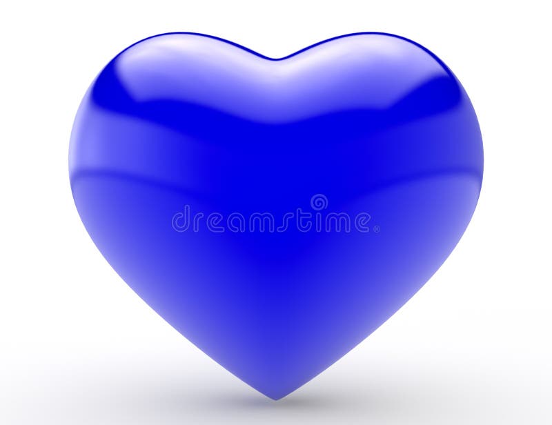 Blue Heart in Hand Icon Isolated Seamless Pattern on White Background