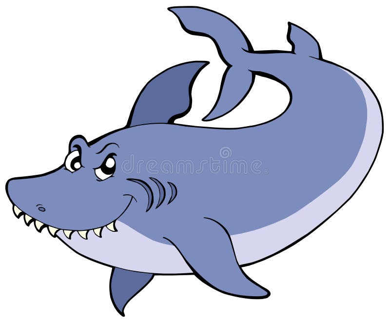 Big blue shark