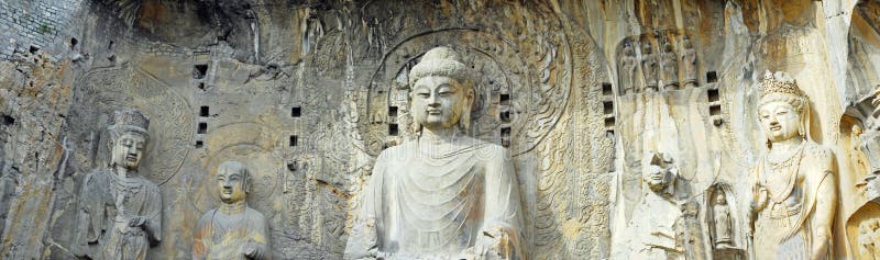 The big buddha of Longmen Grottoes in china