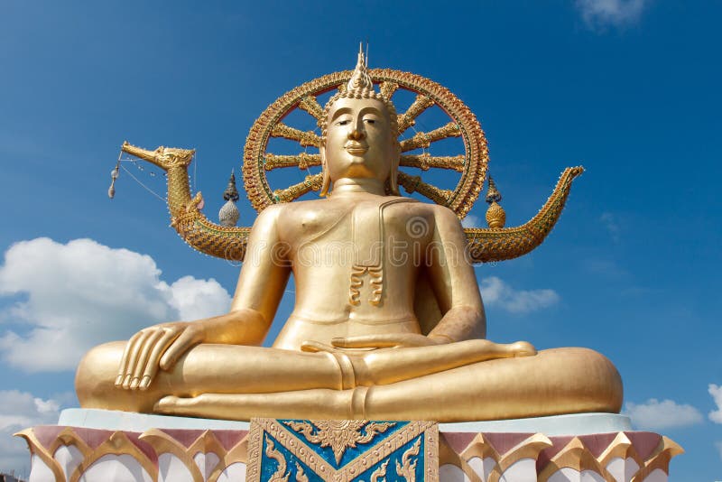 Big Buddha in Samui stock photo. Image of palace, faith - 28984078