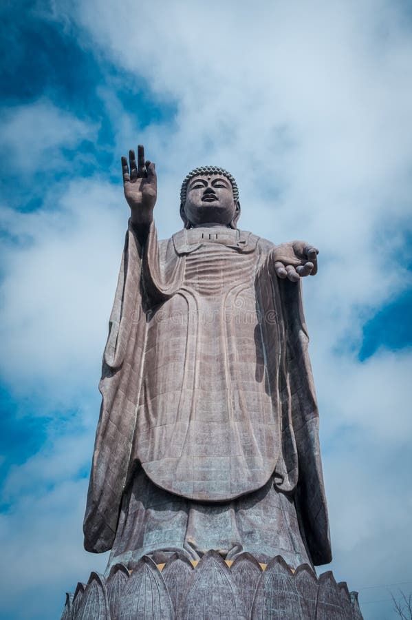 Big Buddha `Ushiku Daibutsu` in Japan. Editorial Stock Image Image of