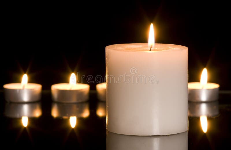 Big candle stock photo. Image of flare, dark, glowing 12756818