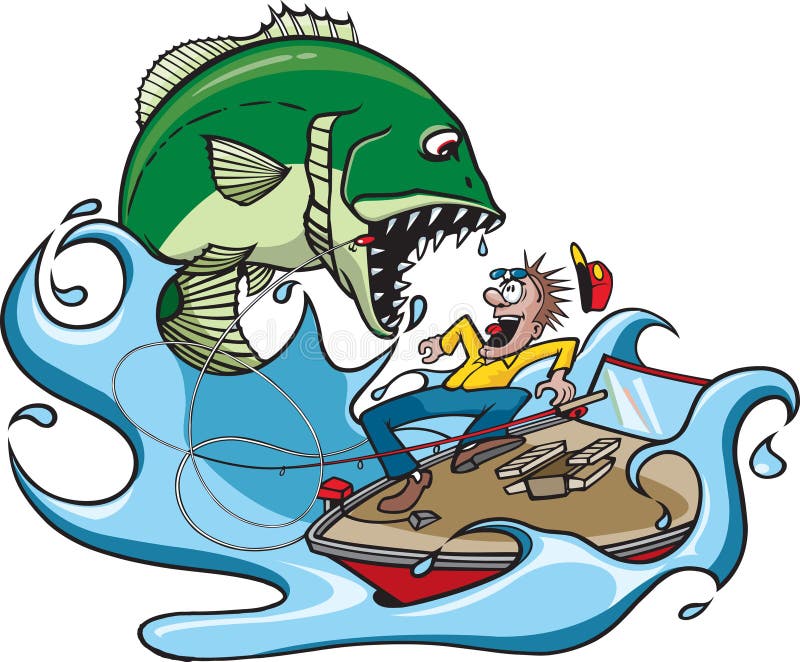 Large Mouth Bass Cartoon Stock Illustrations – 98 Large Mouth Bass