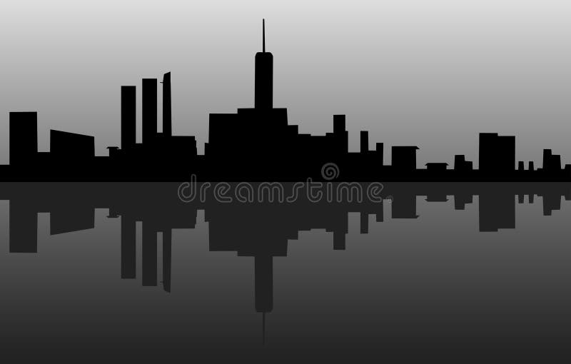 Big city reflection