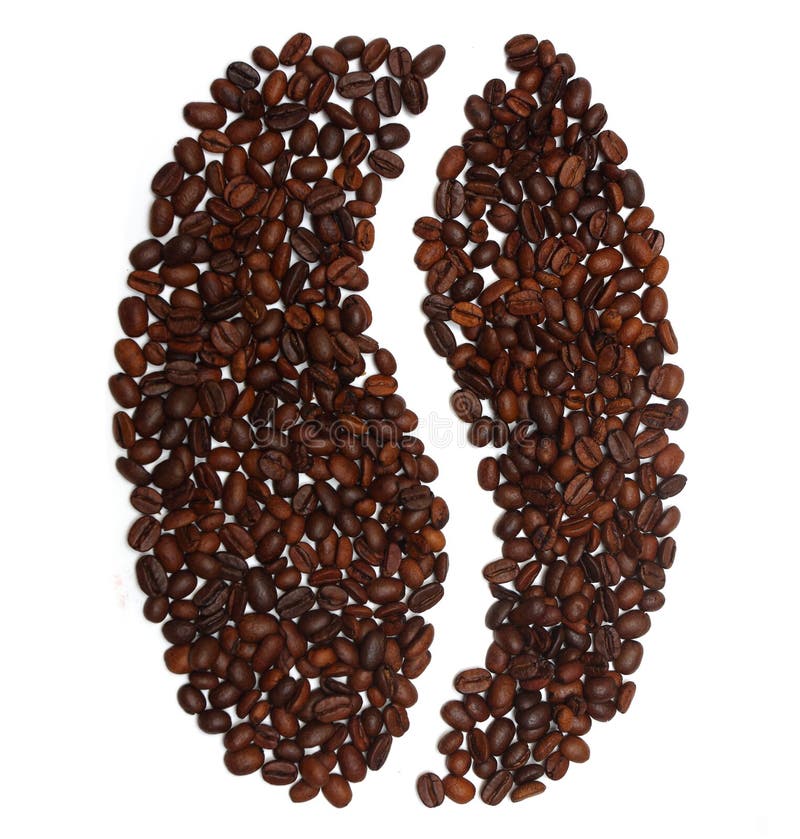 Big Coffee Bean from Coffee Beans Stock Photo Image of sign, roast