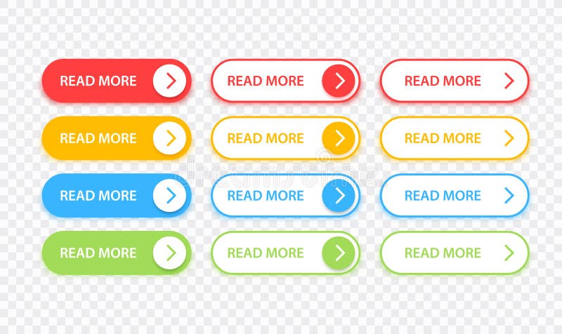 Big collection buttons Read More. Different colorful button set. Web icons. Vector illustration royalty free illustration