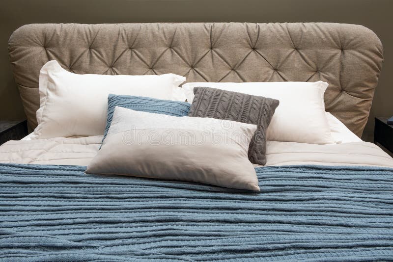 Big Comfortable Bed in Hotel Room Stock Photo Image of holiday