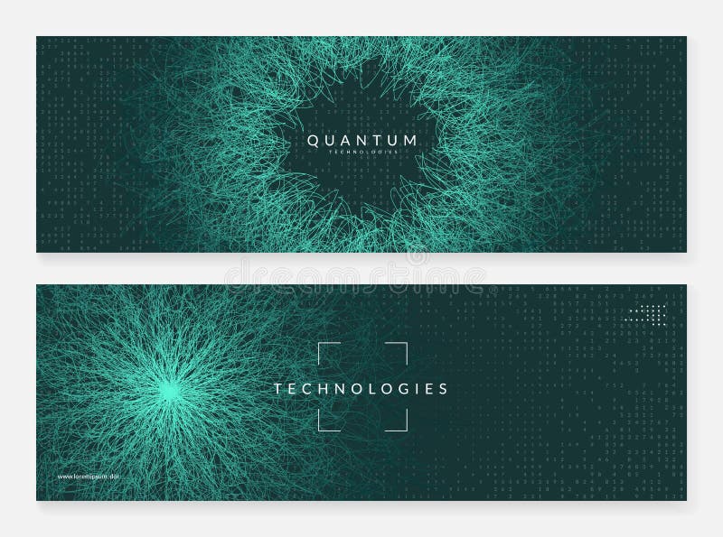 Big data abstract. Digital technology background. vector illustration