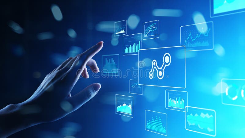 Big Data Analysis, Business Intelligence, Technology Solutions Concept