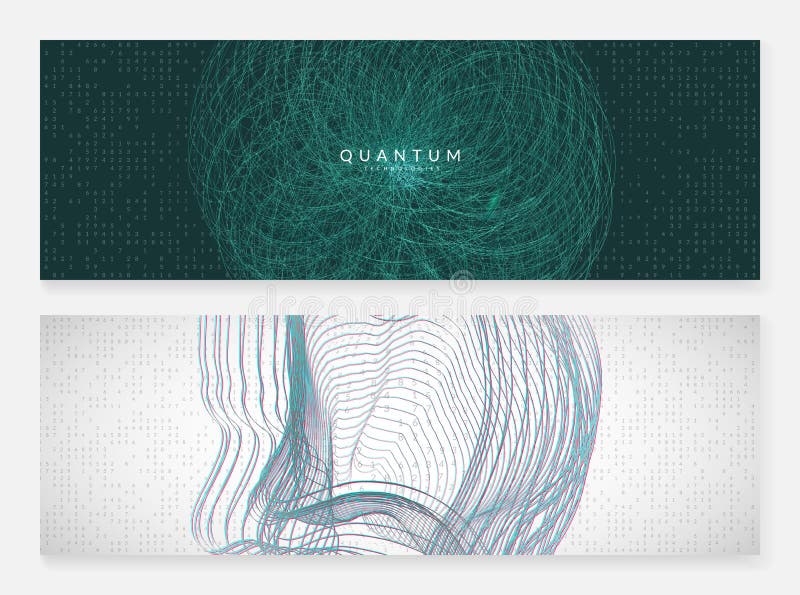 Big data concept. Digital technology abstract stock illustration