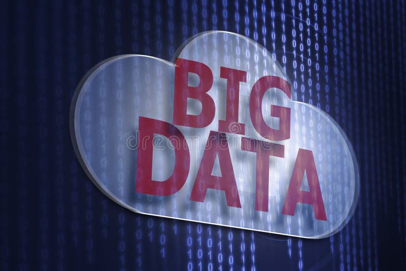 Big data concept stock illustration