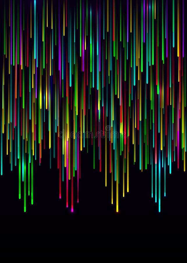 Big data information sorting visualization. stock illustration