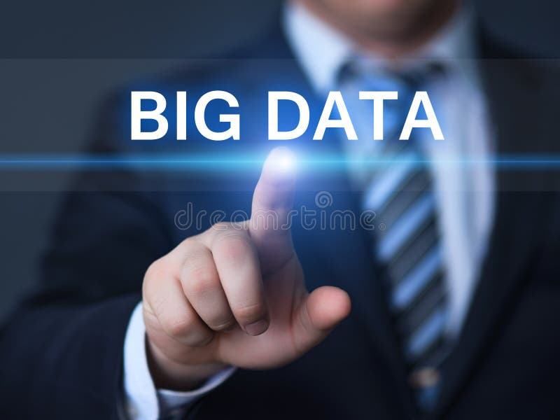 Big Data Internet Information Technology Business Information Concept stock images