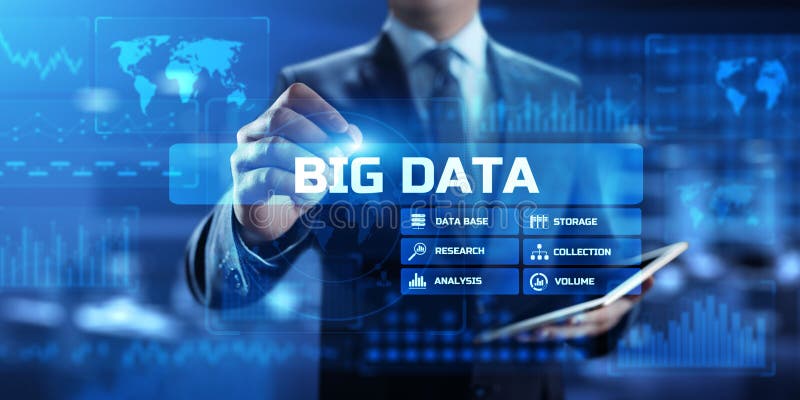 Big data science analytics analysis business technology concept. fotografía de archivo