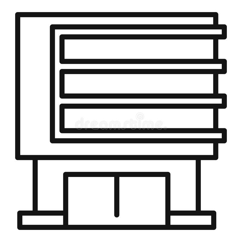 Big data server processing information with indicator lights vector illustration