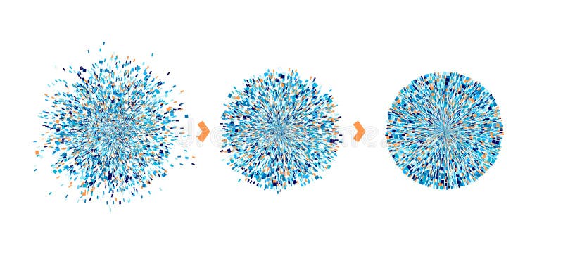 Big data visual information background. Social network concept. Connection vector background.