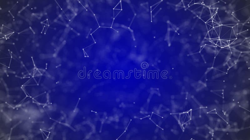 Big data visualization, abstract nanotechnology Blue color plexus background,mesh nanotechnology global network with royalty free illustration