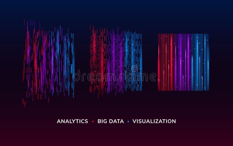 Big Data Visualization or Analysis Background Stock Vector - Illustration  of data, analytics: 147357881