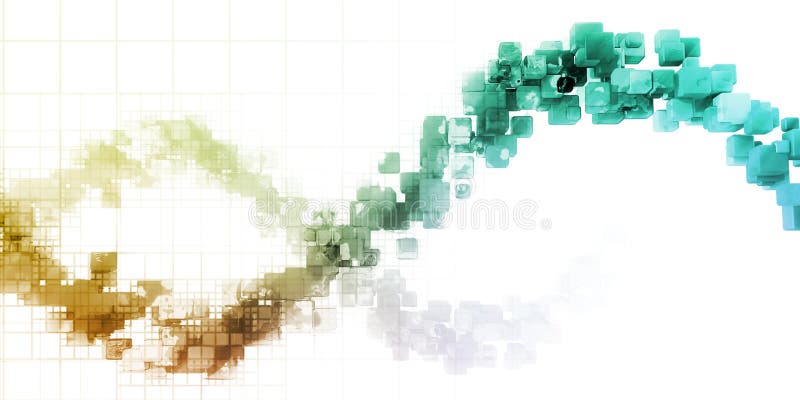 Data Visualization royalty free illustration