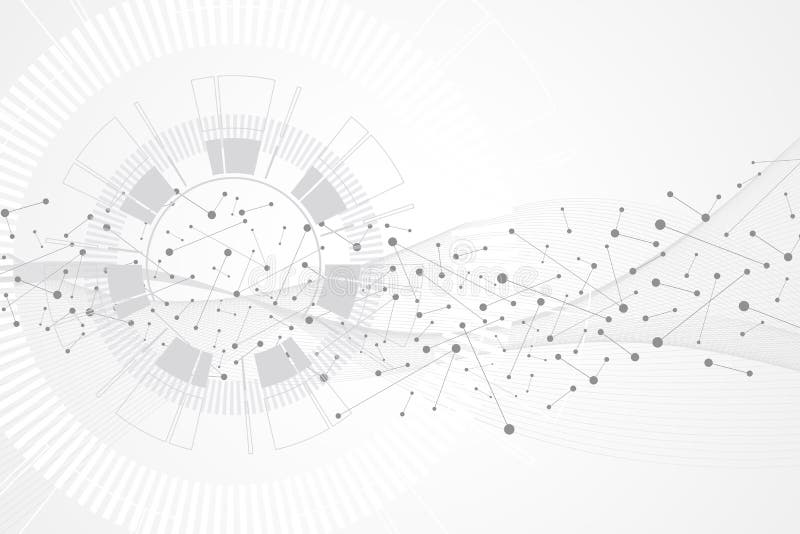 Big data visualization. Artificial Intelligence and Machine Learning Concept. Graphic abstract background communication royalty free illustration Big data visualization. Artificial Intelligence and Machine Learning Concept. Graphic abstract background communication royalty free illustration