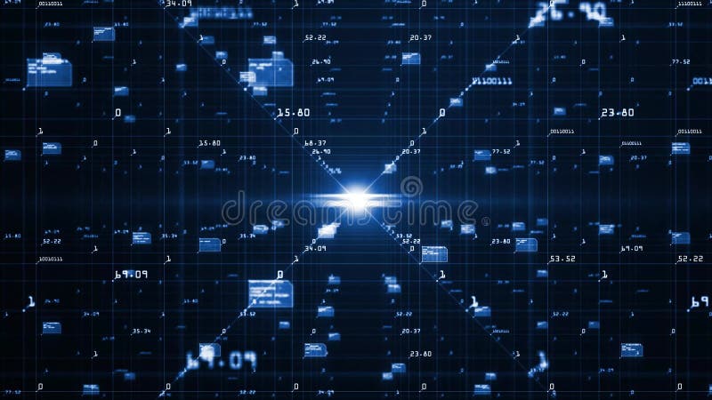 Big Data Visualization Concept. Machine Learning Algorithms. Analysis ...