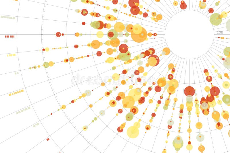 Big data visualization. Futuristic infographic. Complex information digital design. Visual big data complexity. Abstract data grap stock illustration