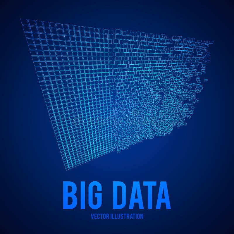 Big Data Visualization Vector Concept Stock Vector - Illustration of ...