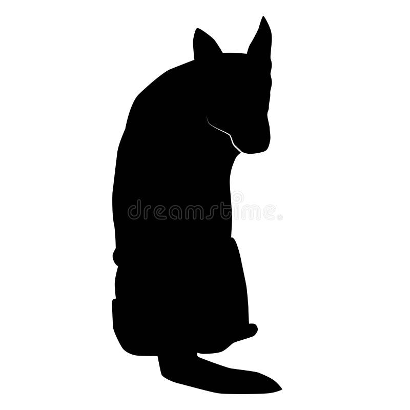 Back Sitting Dog Stock Illustrations – 413 Back Sitting Dog Stock