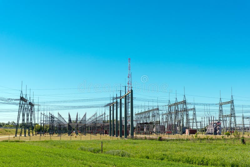 Relay station stock photo. Image of distribution, hazard 7173876