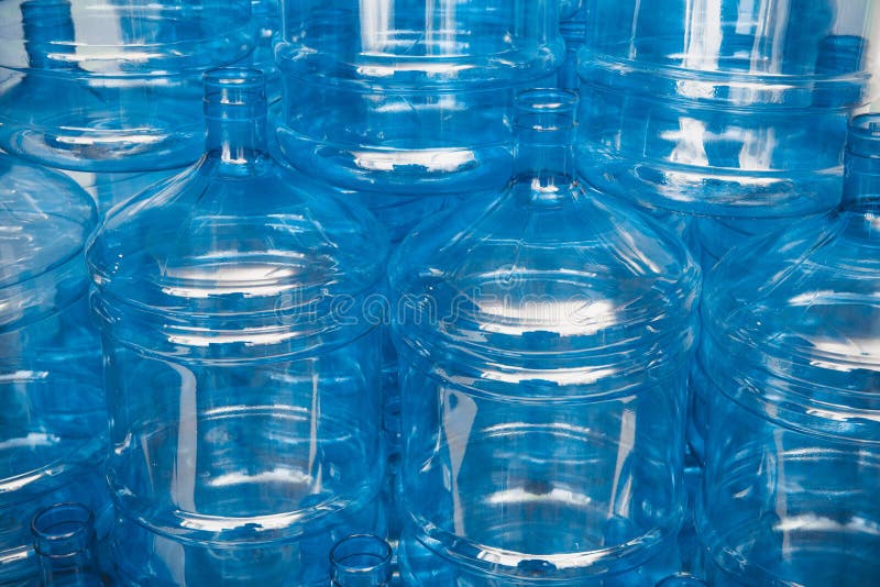Big empty water bottles stock photo. Image of delivery 25432264
