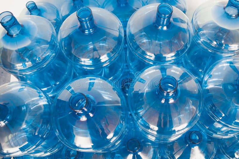 Big empty water bottles stock photo. Image of delivery 25432264