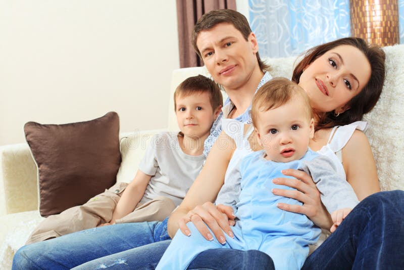 Big family stock image. Image of brother, portrait, daughter - 19530967