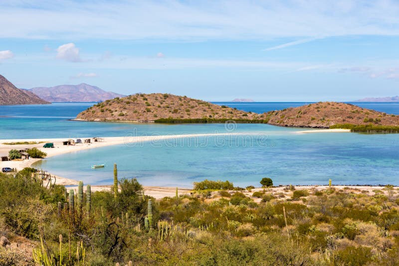 A Big Family Enjoying the Holidays in One Nice Blue Water Beach in Baja ...