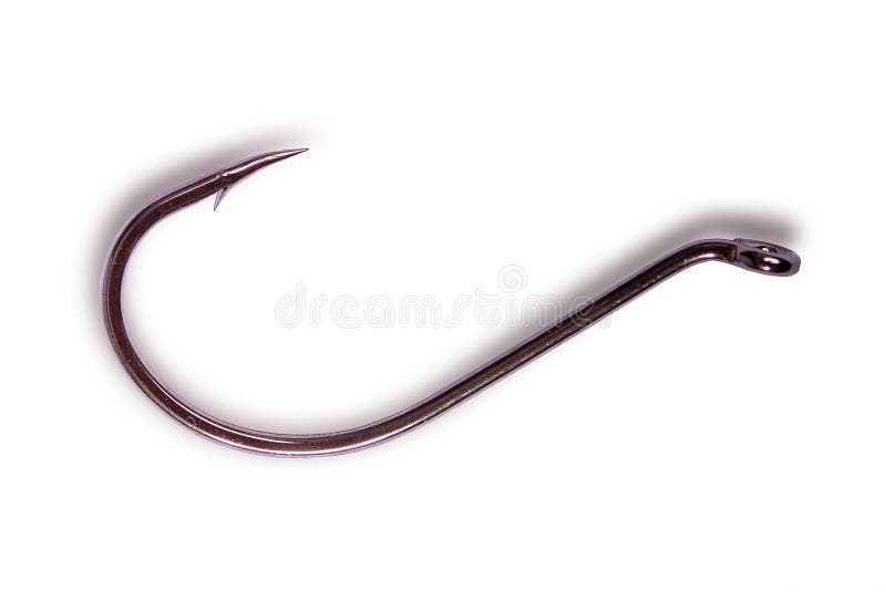 Big fisher hook stock image. Image of steel, hook, object - 157026871