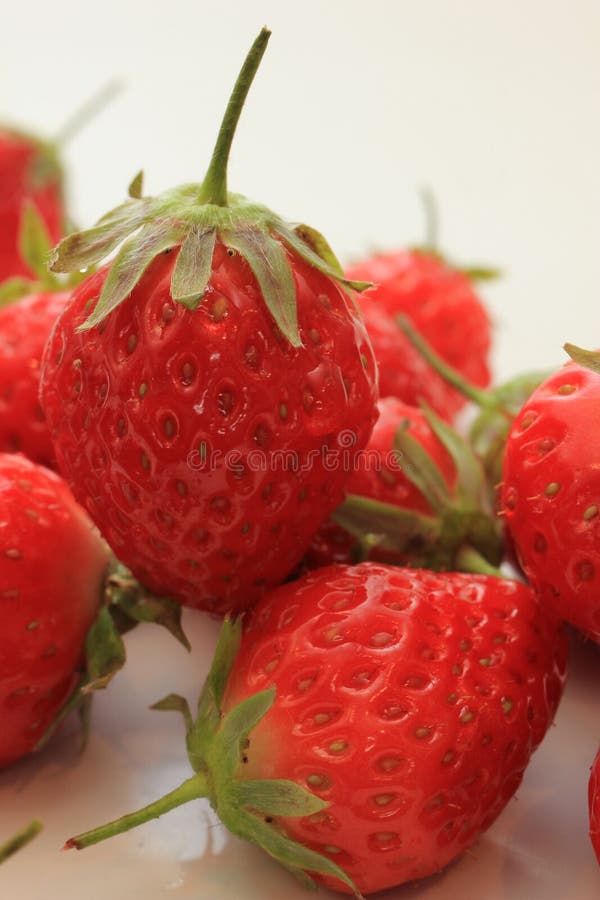 Big fresh strawberries stock image. Image of breakfast 221616861