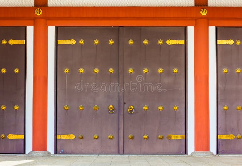 Gate at Sensoji Temple in Asakusa, Tokyo, Japan Stock Photo Image of